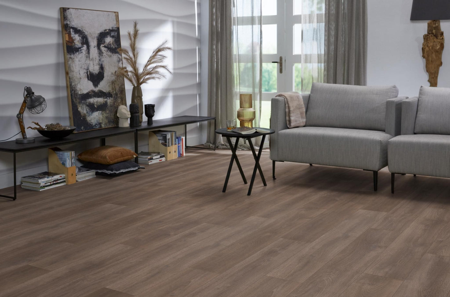 Floorlife - Laminaat - Woodside - Donkerbruin Eiken - 5059997319