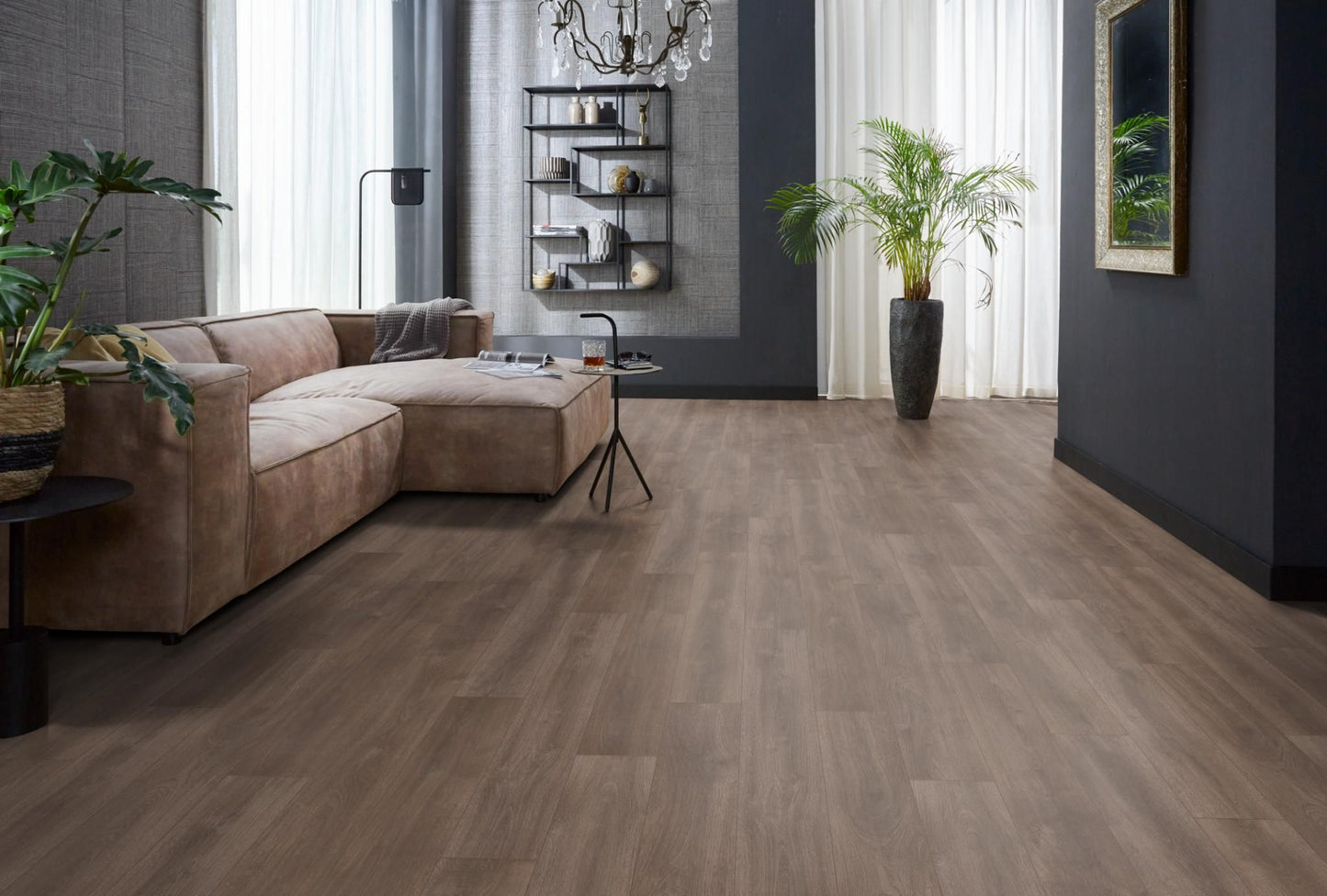 Floorlife - Laminaat - Woodside - Donkerbruin Eiken - 5059997319