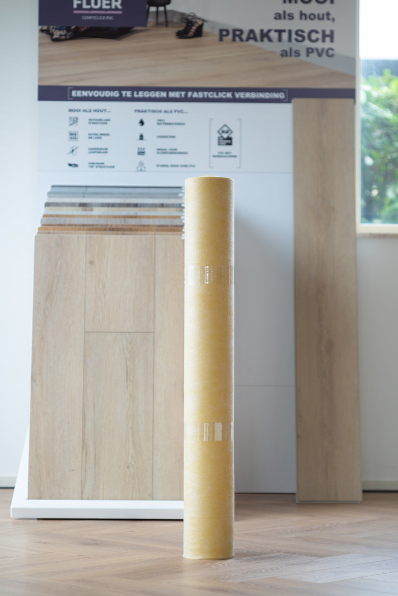 Floer Ondervloer t.b.v. Click PVC (8,5 m2 op rol)