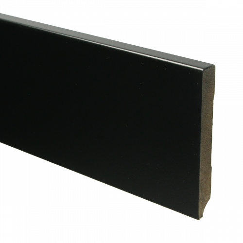 MDF Modern skirting board 120x15 pre-painted RAL 9005