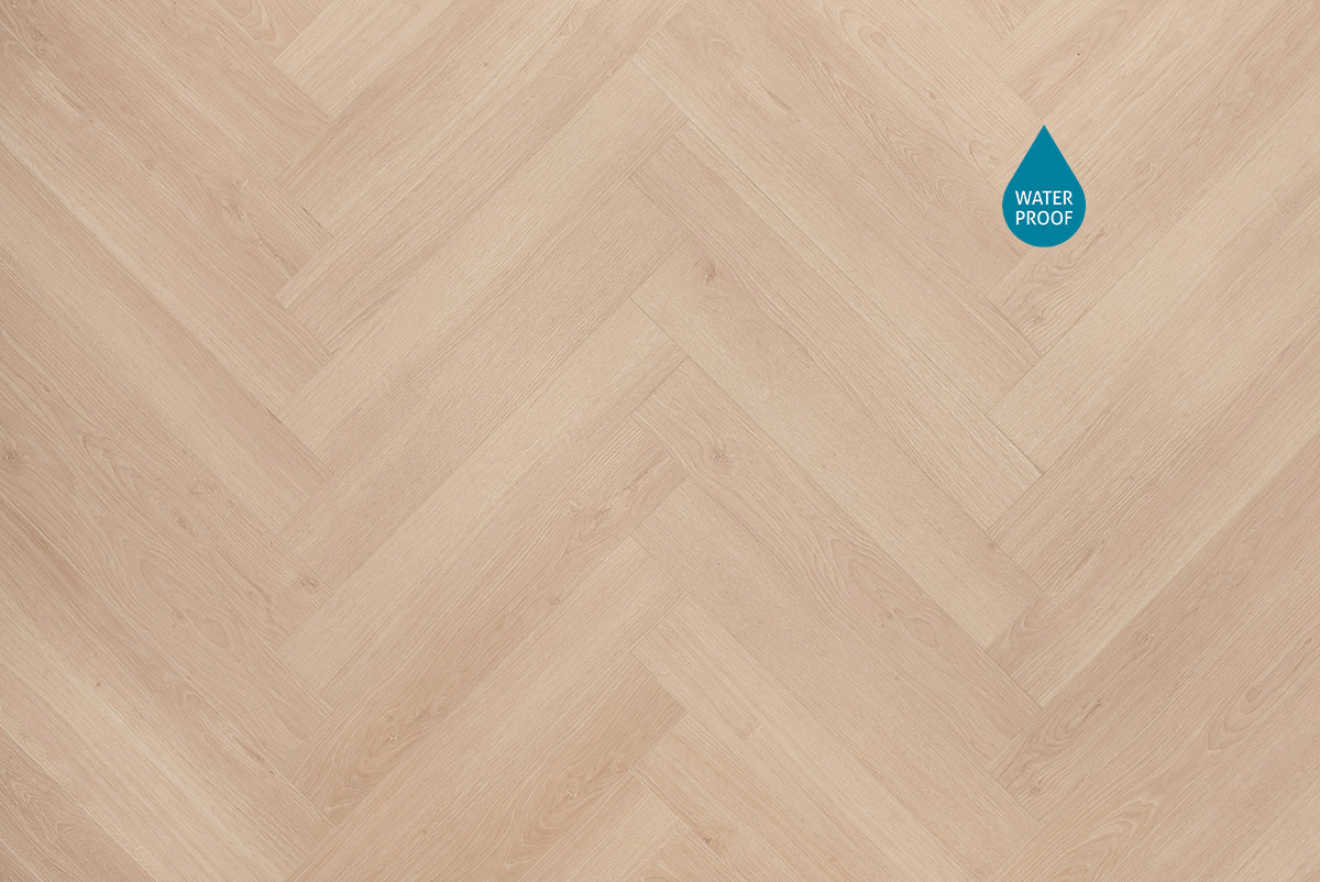 Floer - Laminate - Herringbone - FLR-1601 - Cream Oak