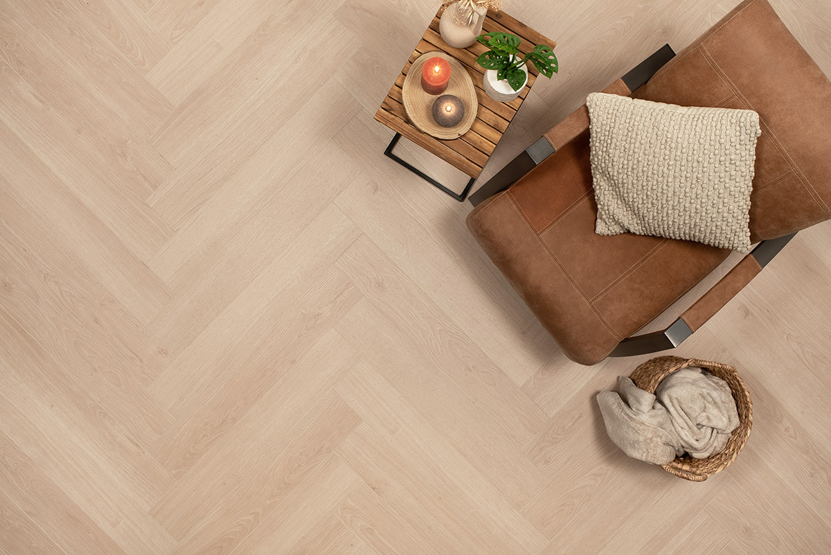 Floer - Laminate - Herringbone - FLR-1601 - Cream Oak