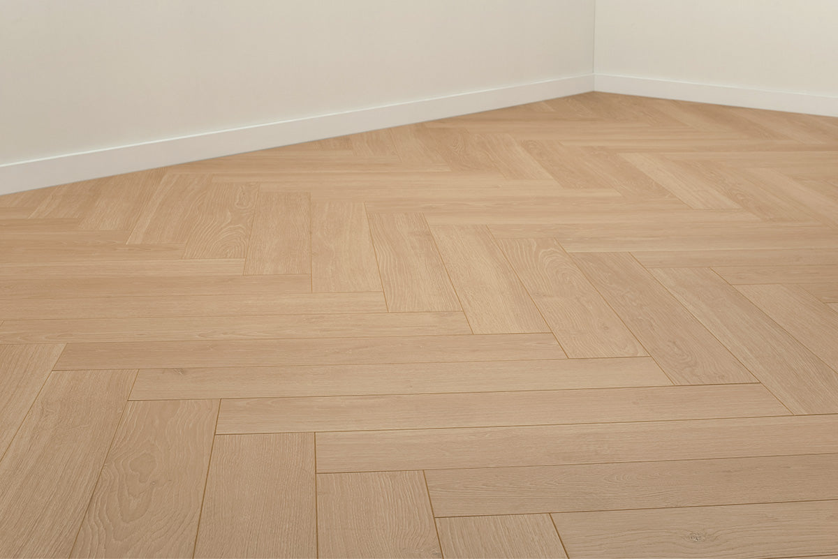 Floer - Laminate - Herringbone - FLR-1601 - Cream Oak