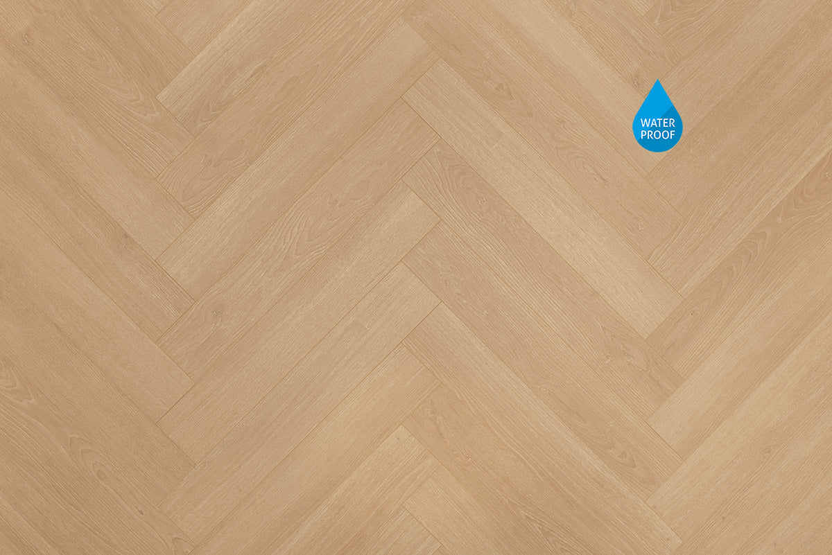 Floer - Laminate - Herringbone - FLR-1601 - Cream Oak