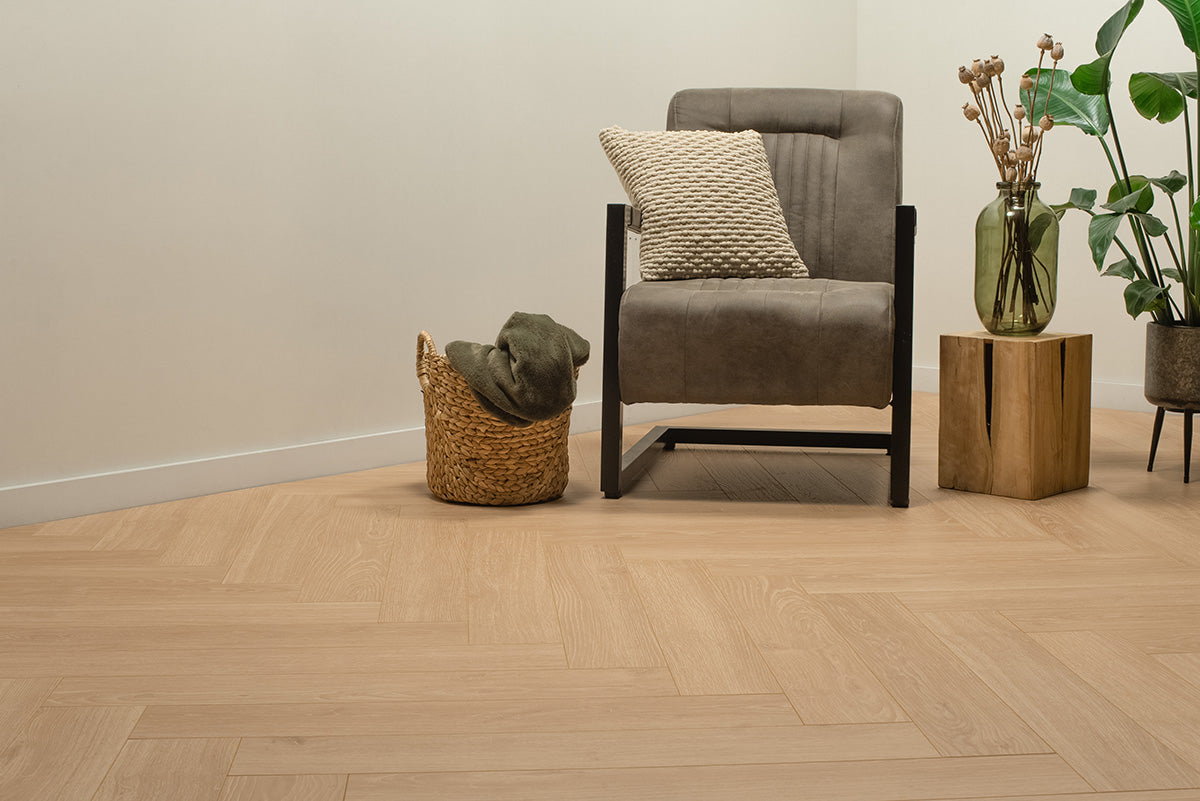 Floer - Laminate - Herringbone - FLR-1601 - Cream Oak