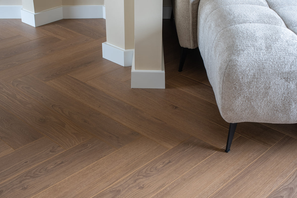 Floer - Laminate - Herringbone - FLR-1601 - Cream Oak